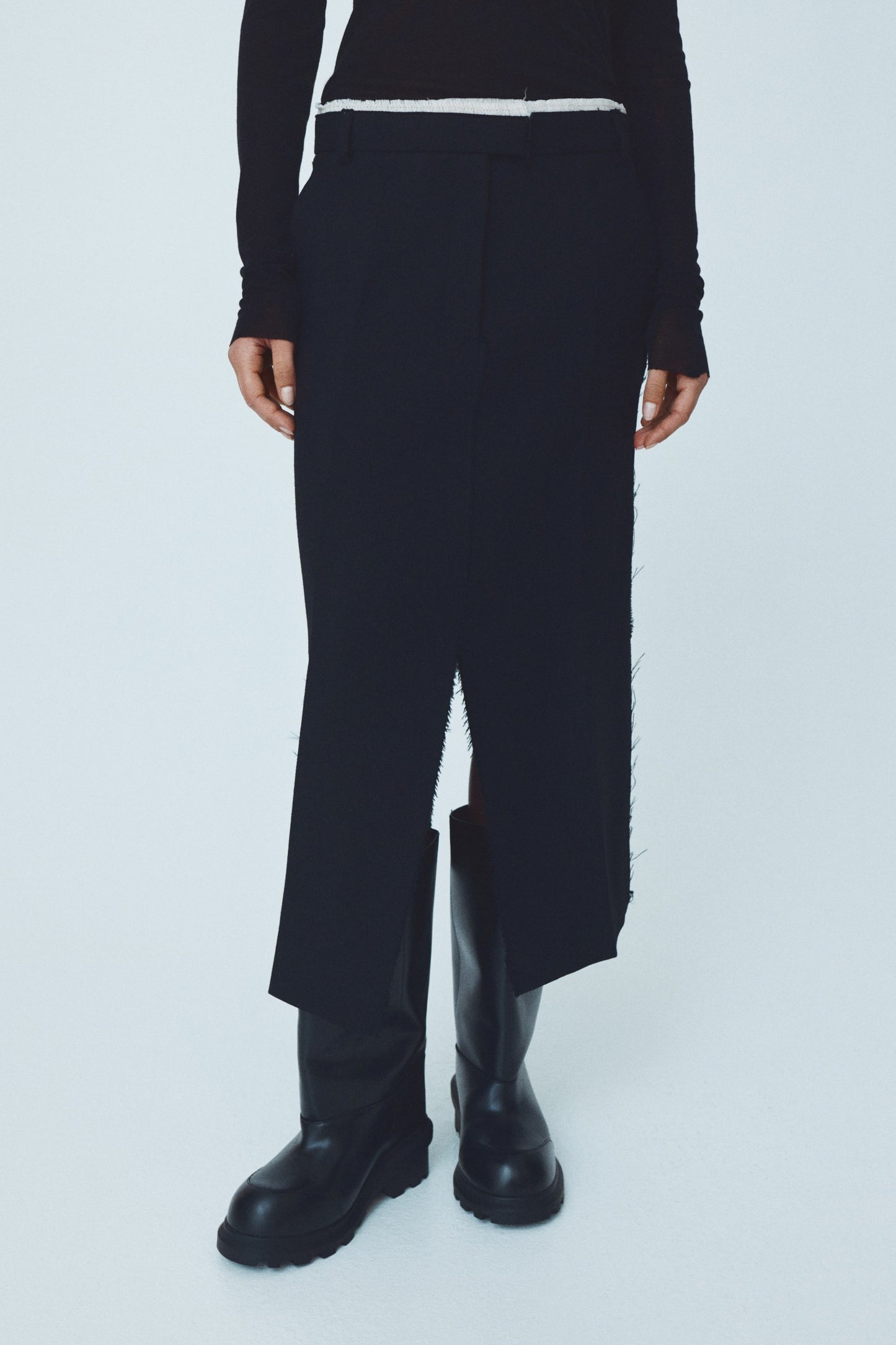 Wool skirt
