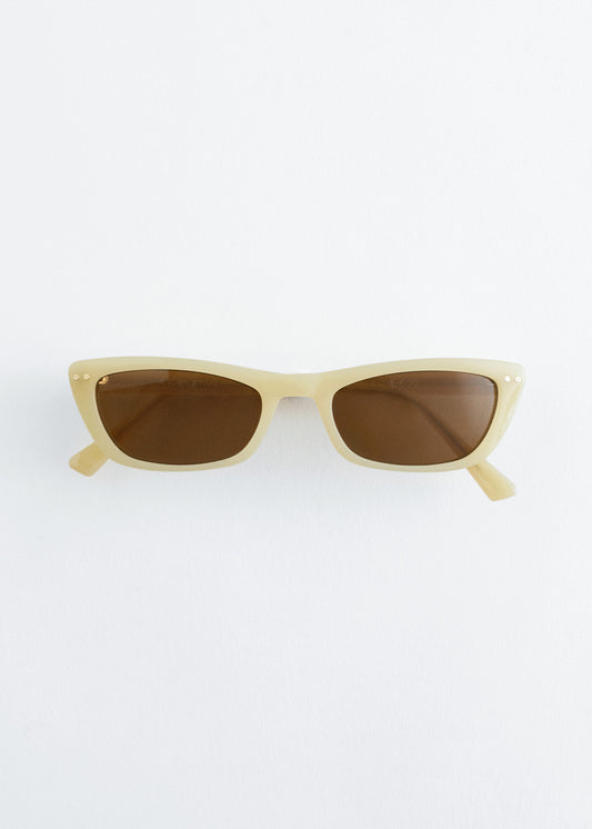 Elongated Cat-Eye Sunglasses