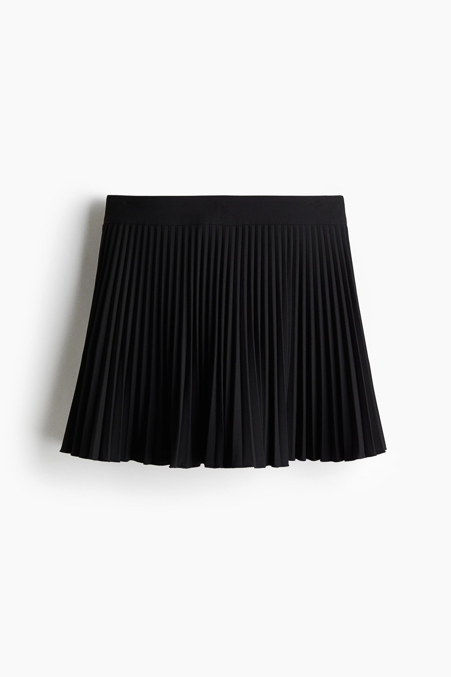 Pleated mini skort