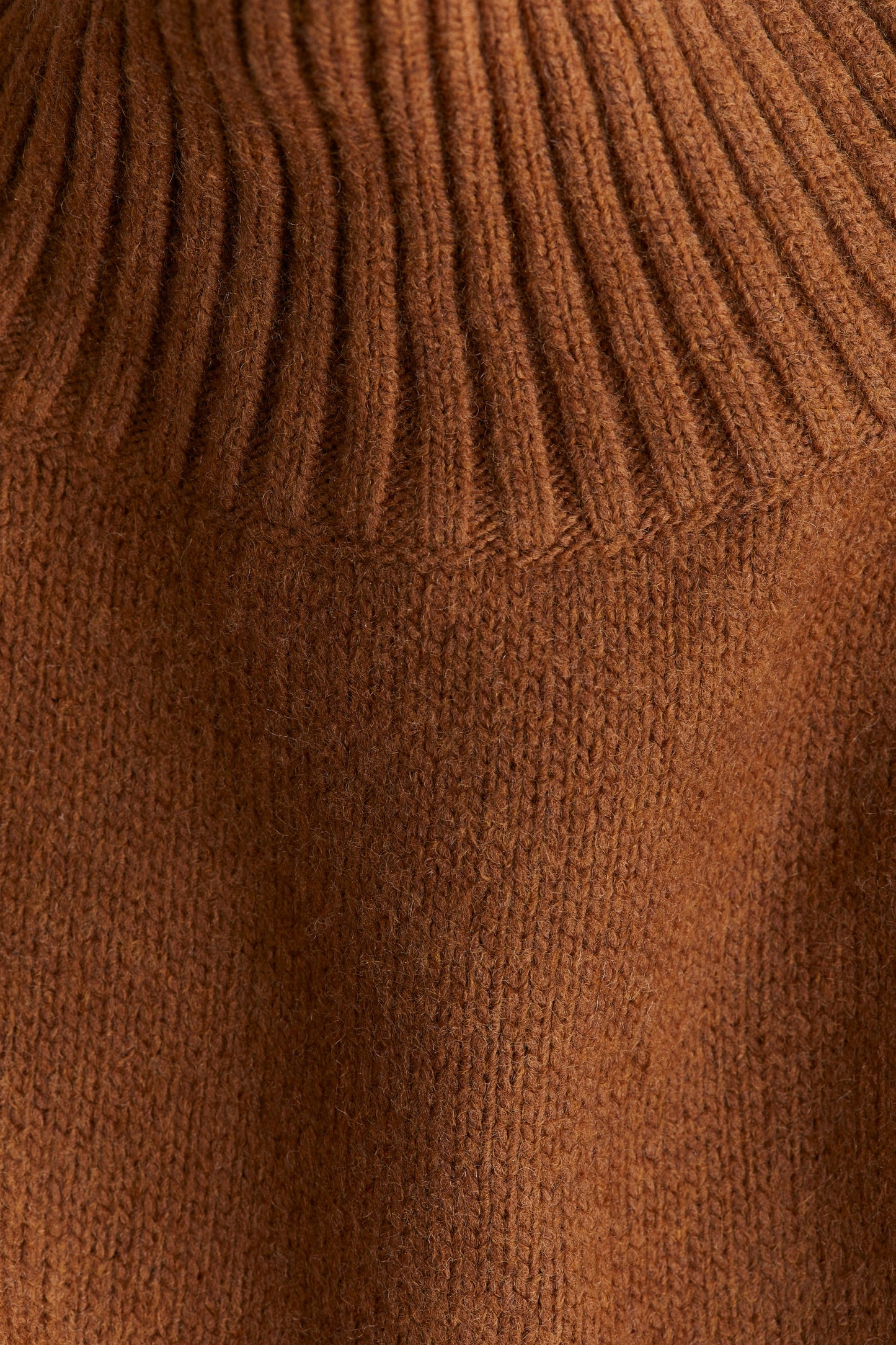 Oversized turtleneck jumper