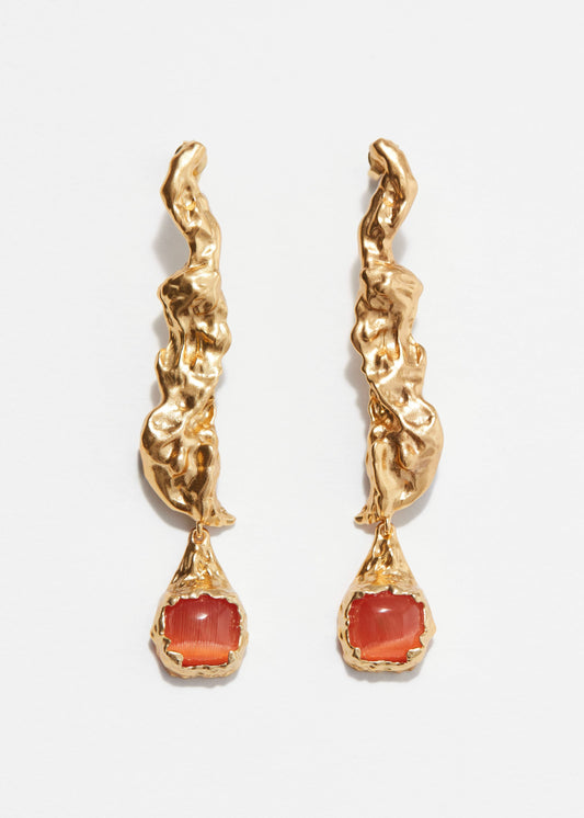 Long Crystal Earrings