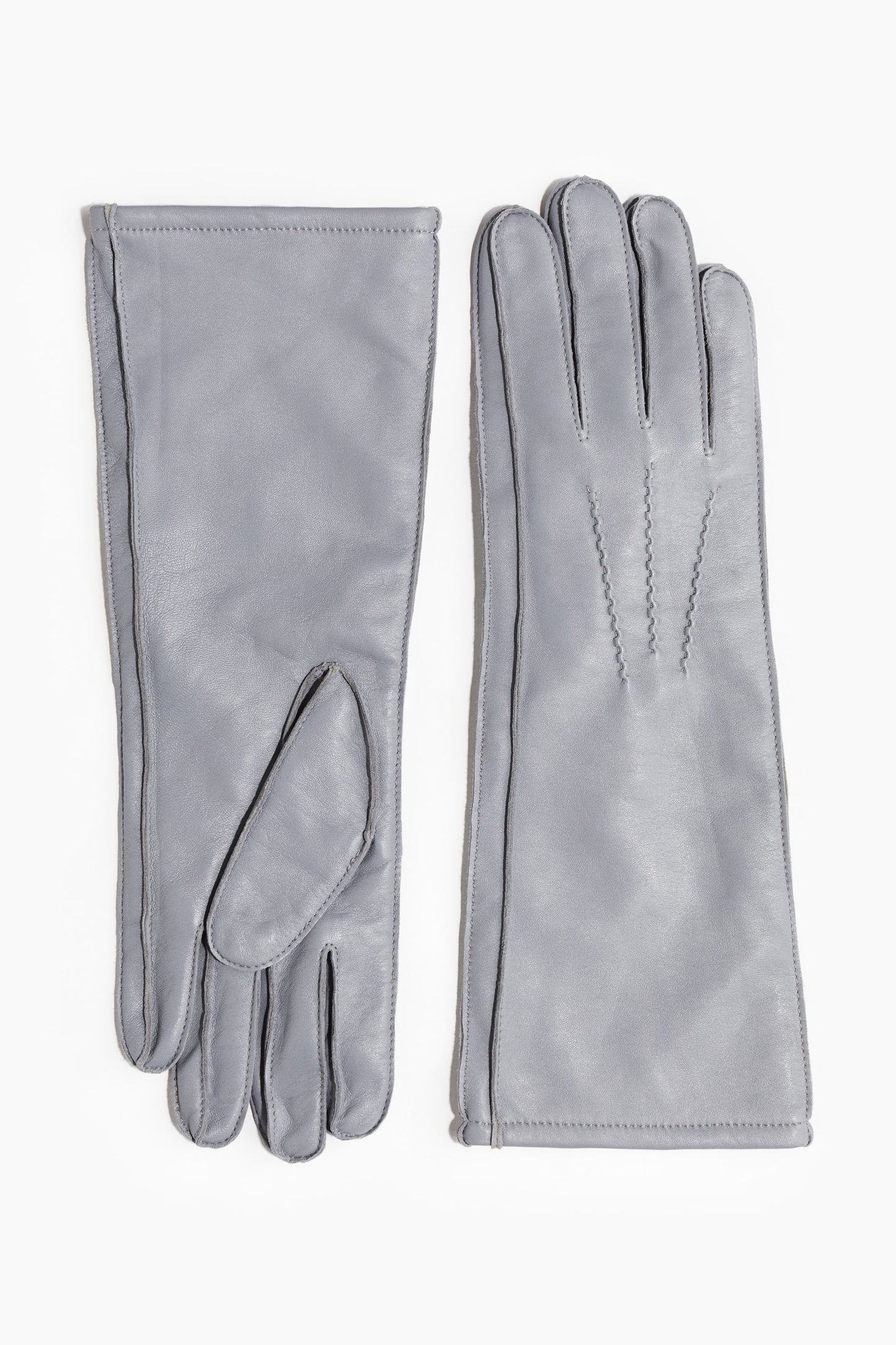 Long leather gloves