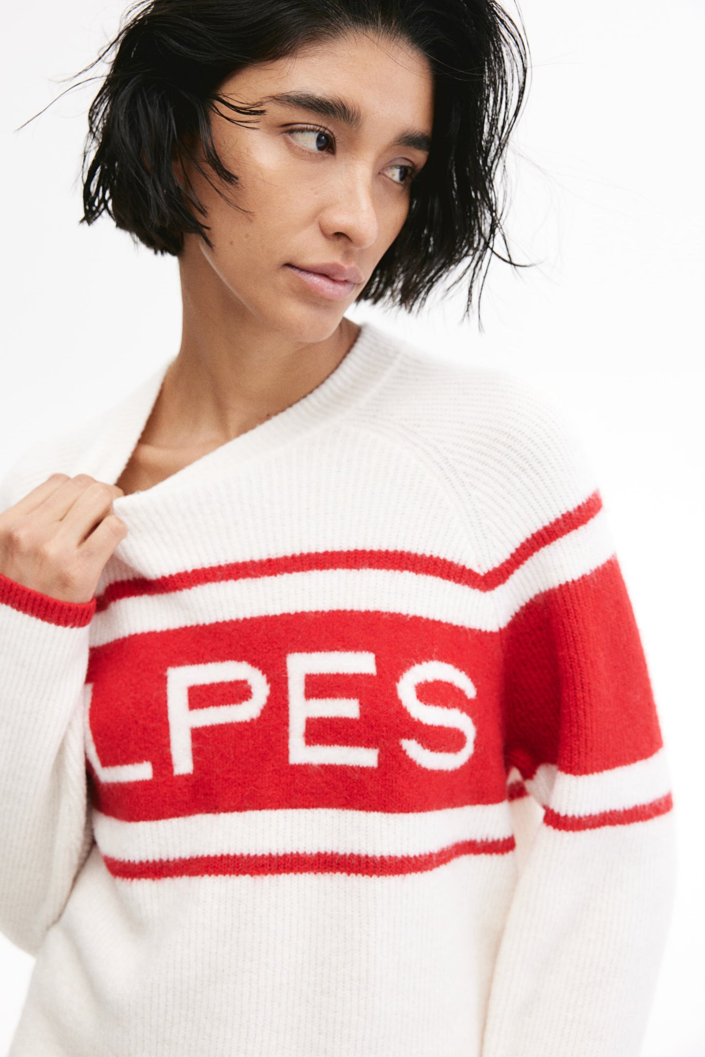 Text-motif jumper