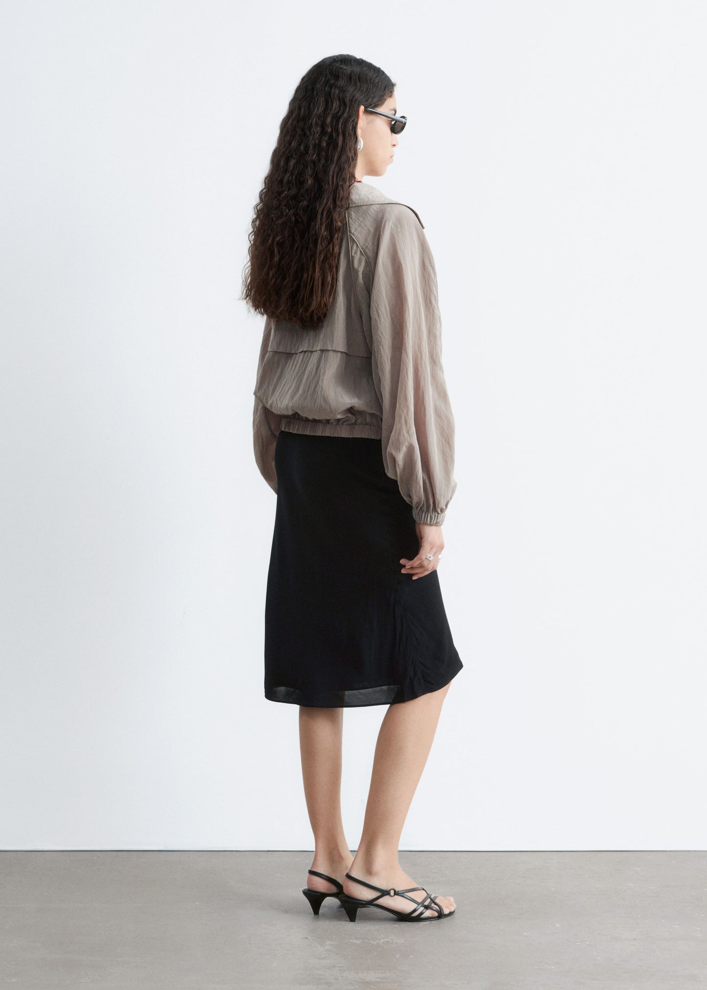 Sporty Viscose-Blend Jacket