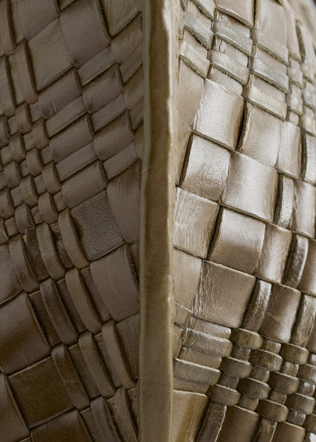 Interwoven Leather Crossbody Bag