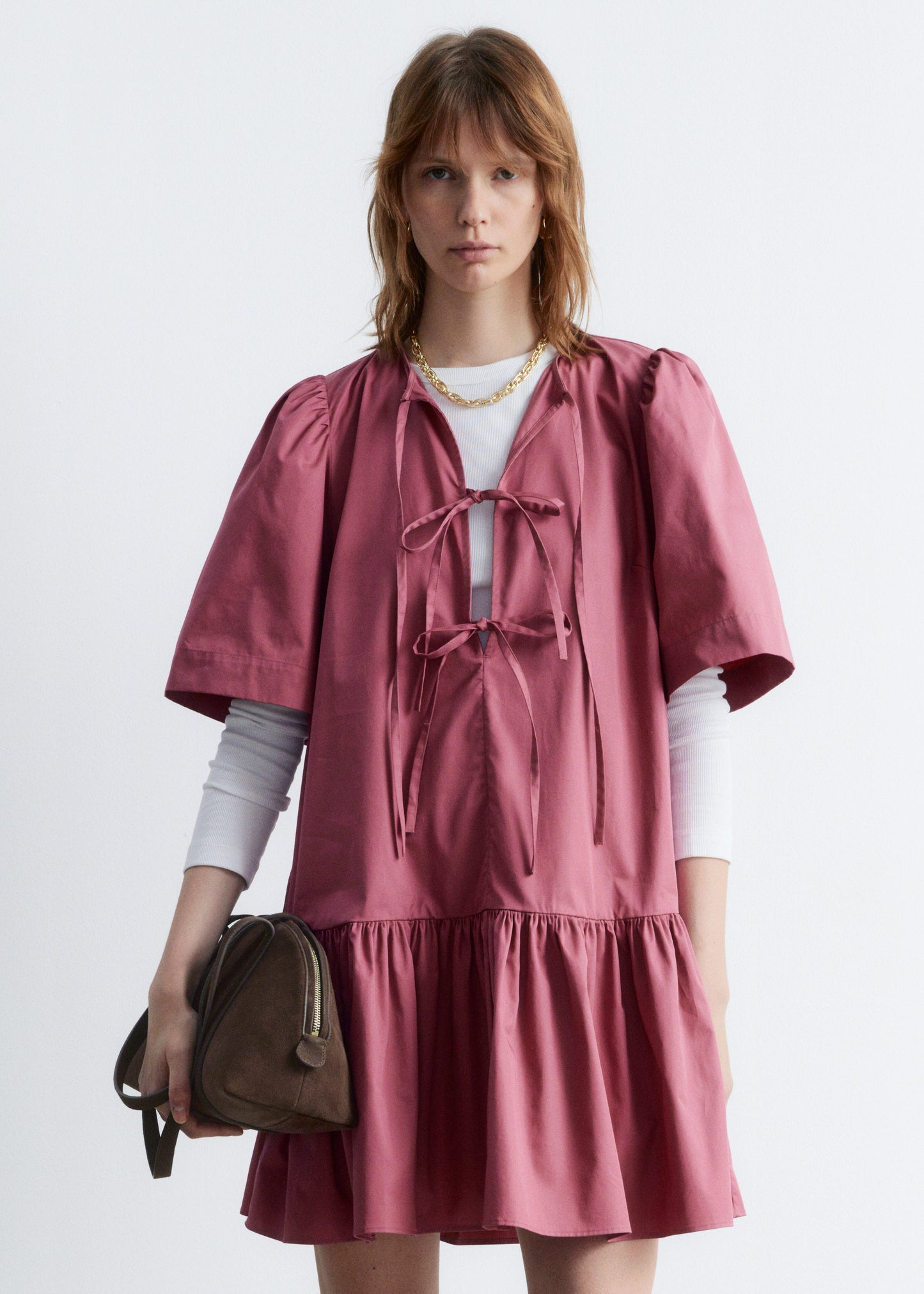 Peplum Mini Dress