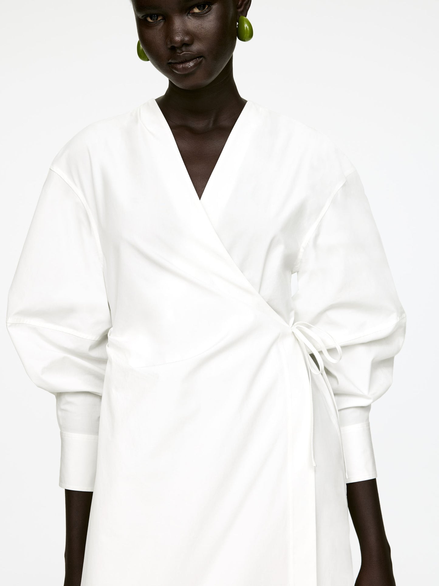 Cotton Wrap Dress
