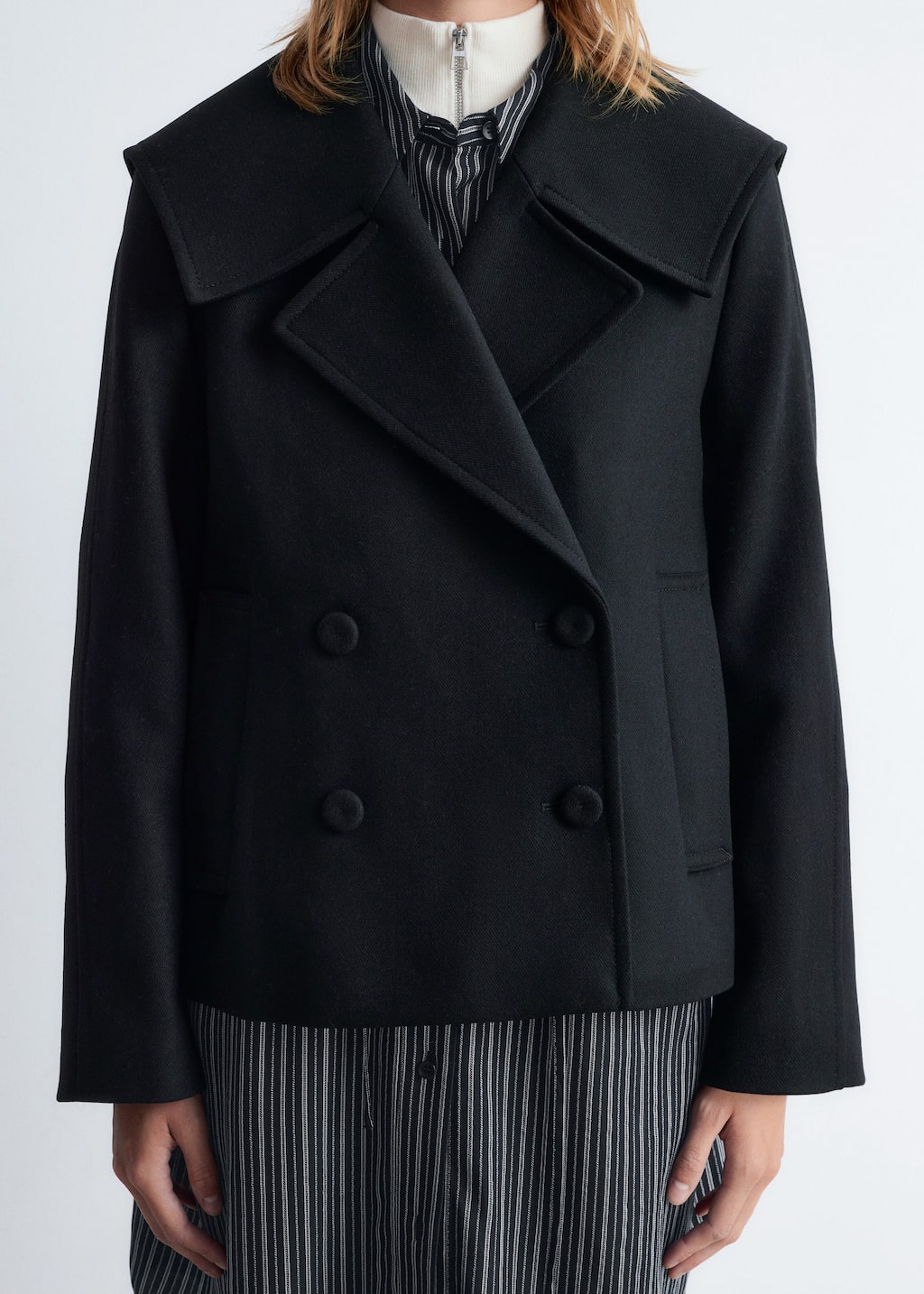 Double-Breasted Wool Jacket