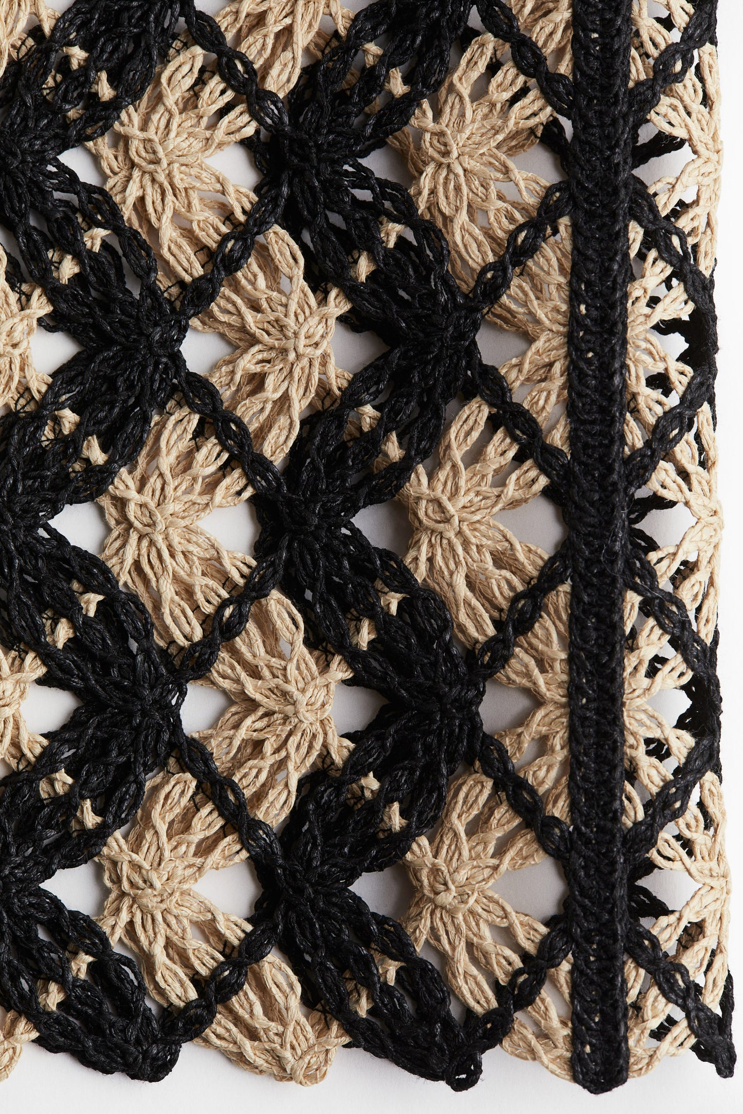 Crochet-look skirt