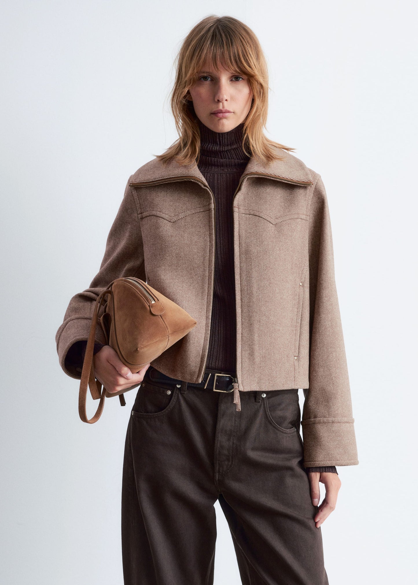 Cropped Wool Jacket