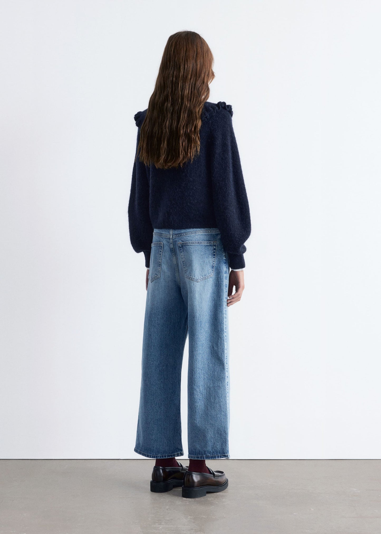 Peter Pan-collar Cardigan