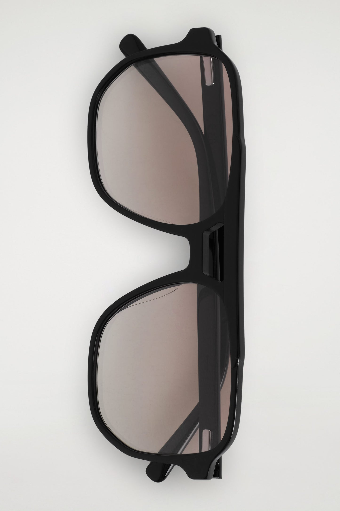 Oversized Square-Frame Aviator Sunglasses