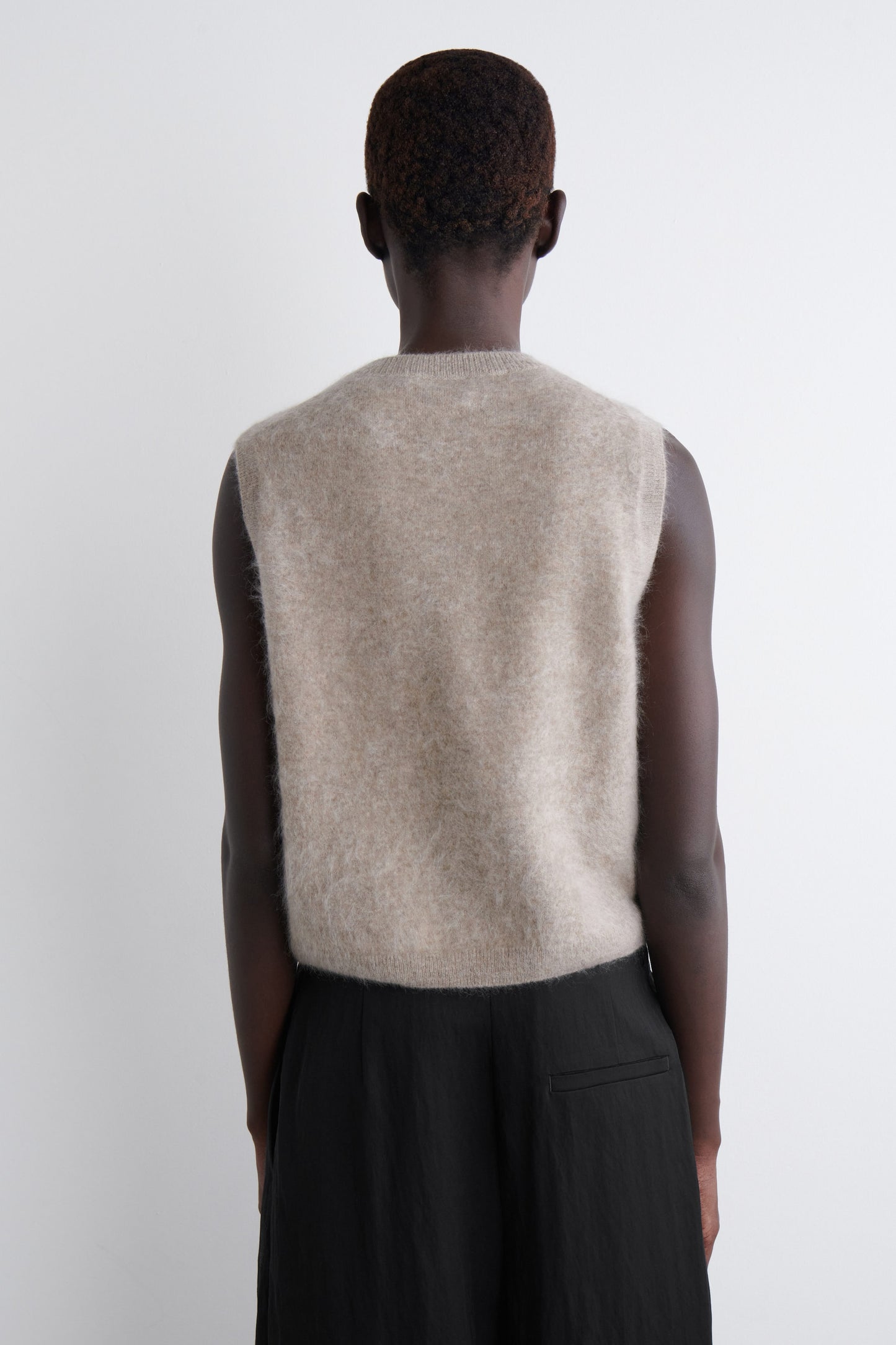 Brushed-Cashmere Waistcoat