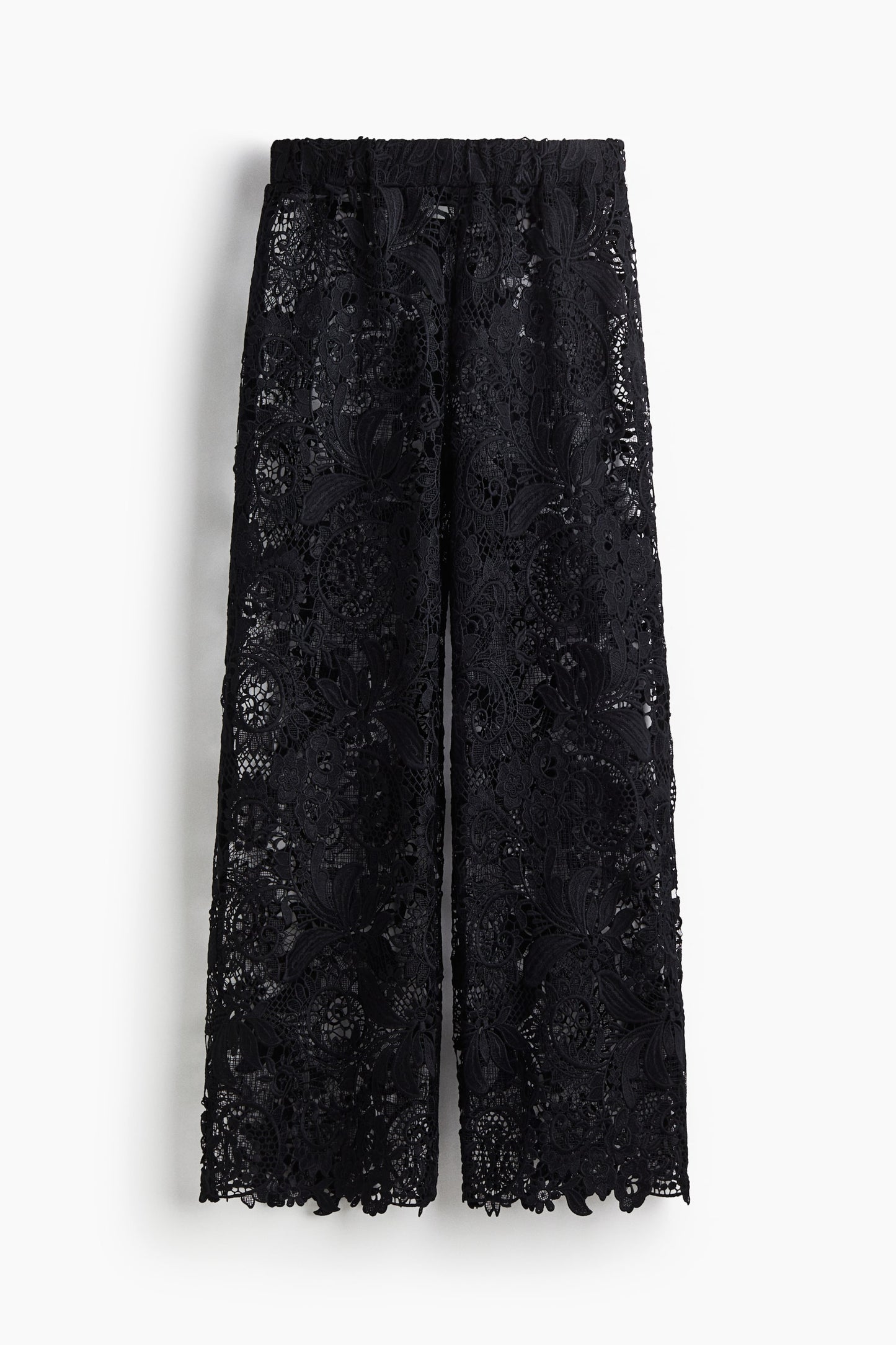 Wide lace trousers