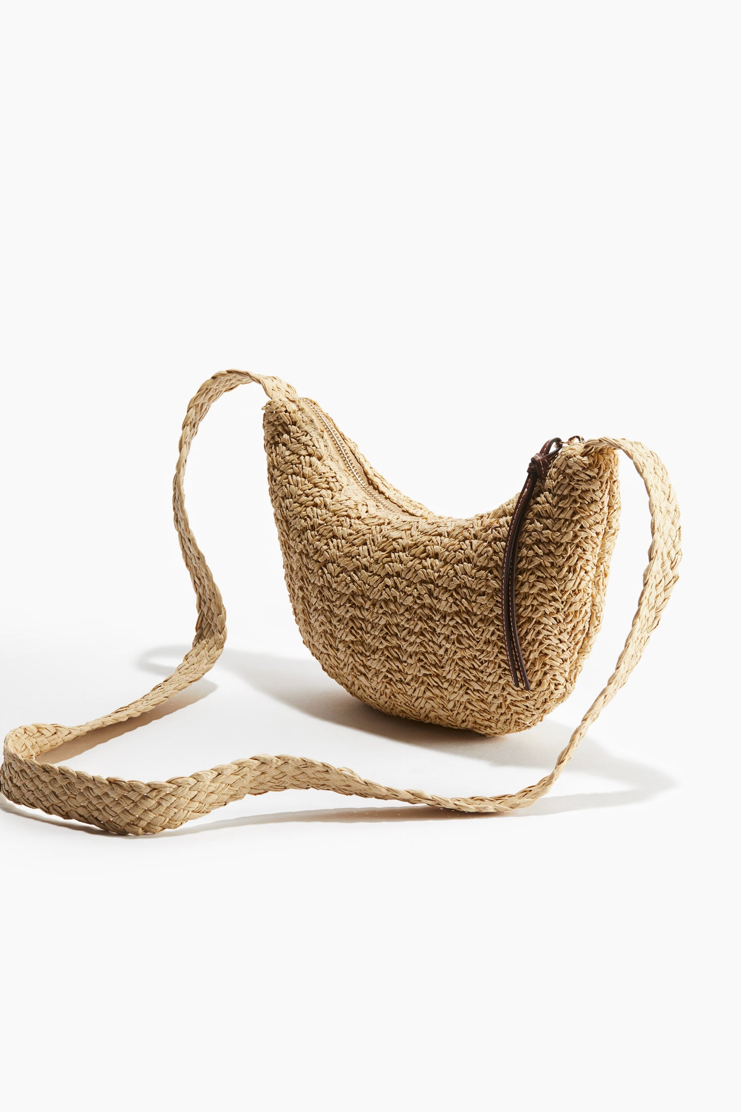 Straw crossbody bag