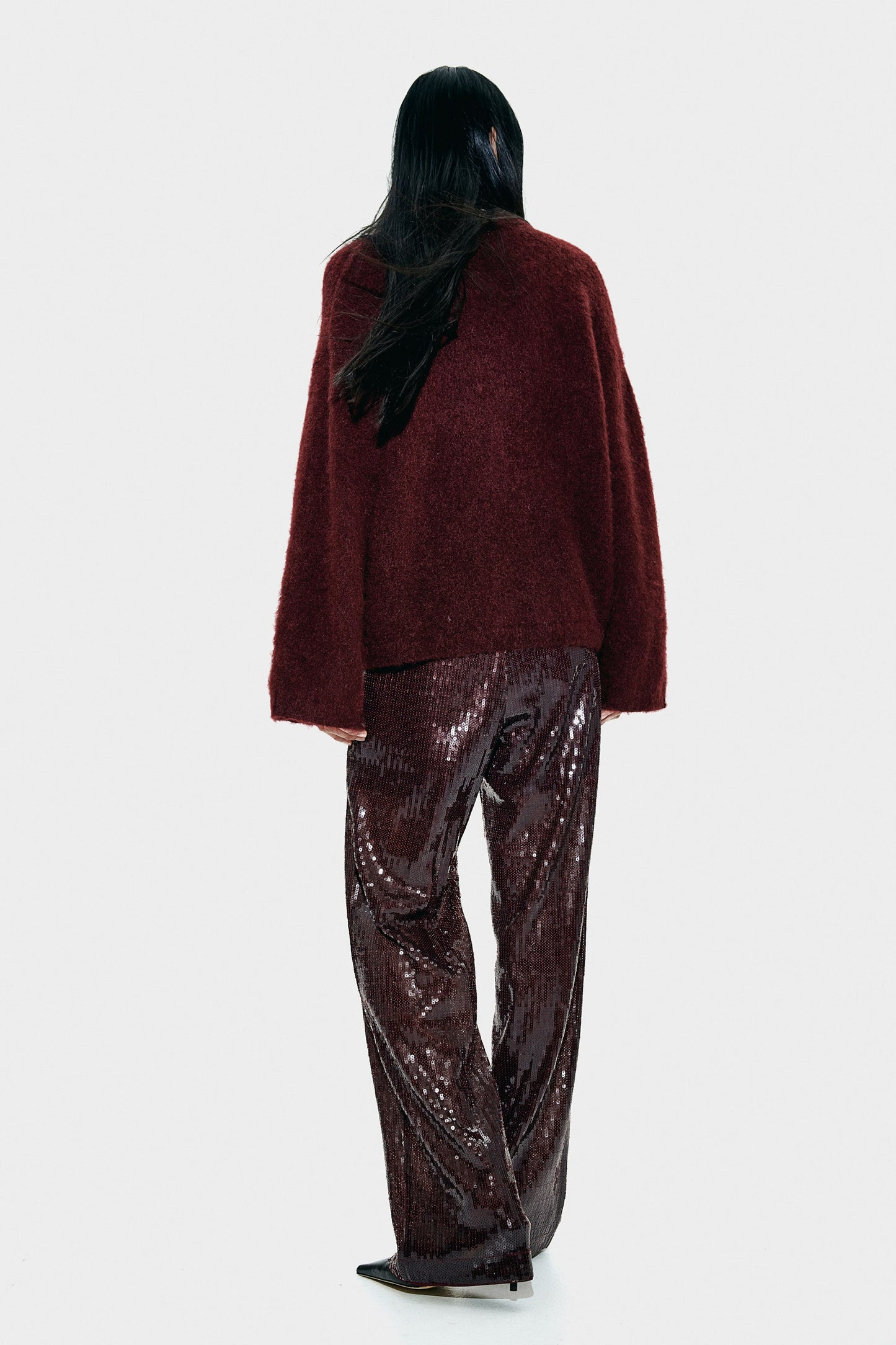 Sequined trousers