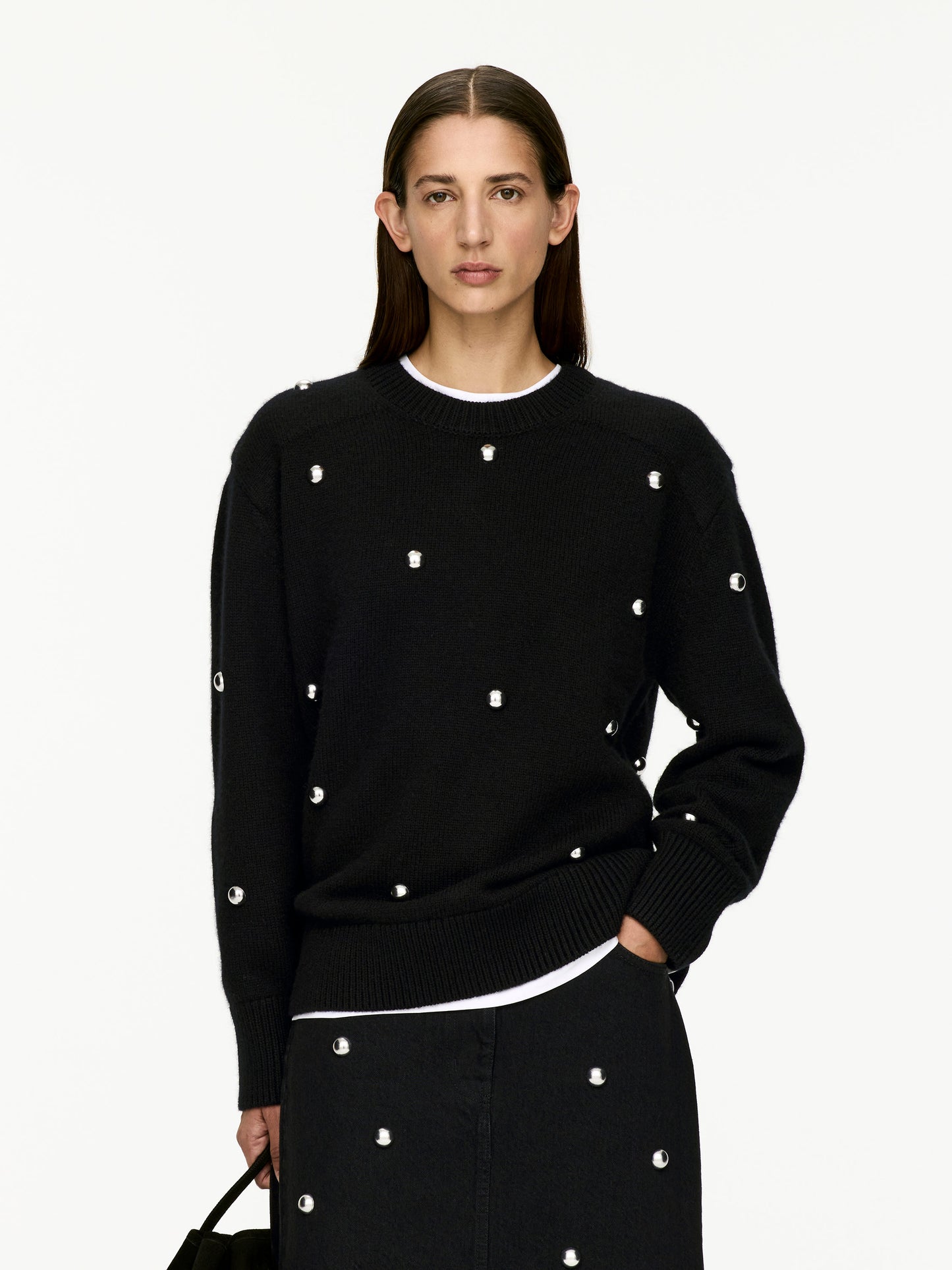 Studded Wool Jumper