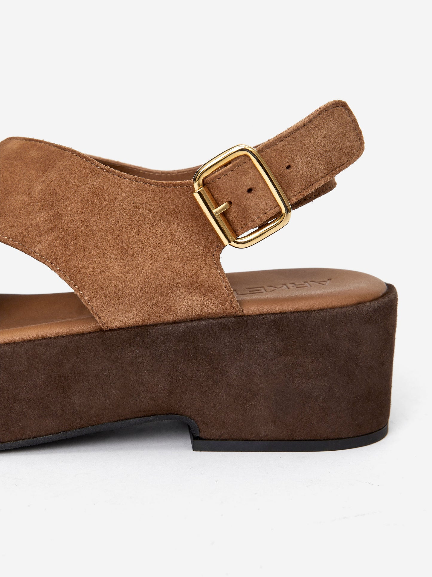 Suede Wedge Sandals