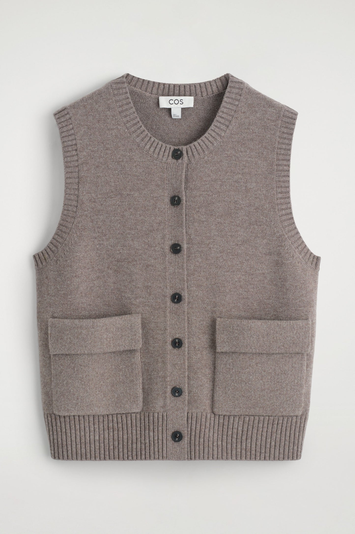 Merino Wool Buttoned Vest