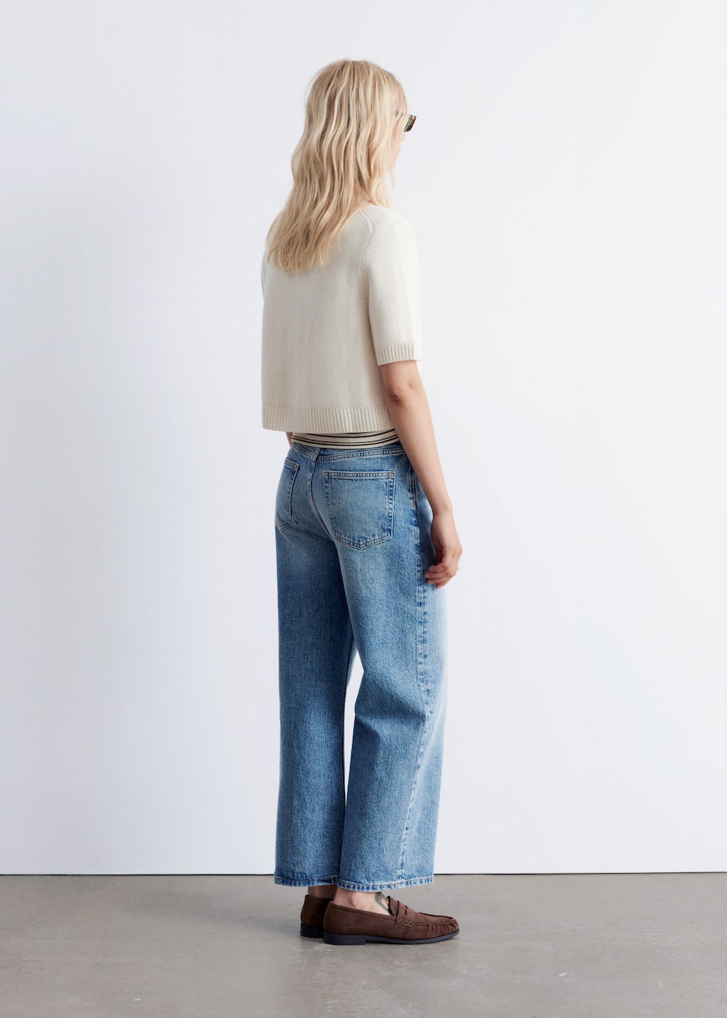 Knitted Short-Sleeve Cardigan