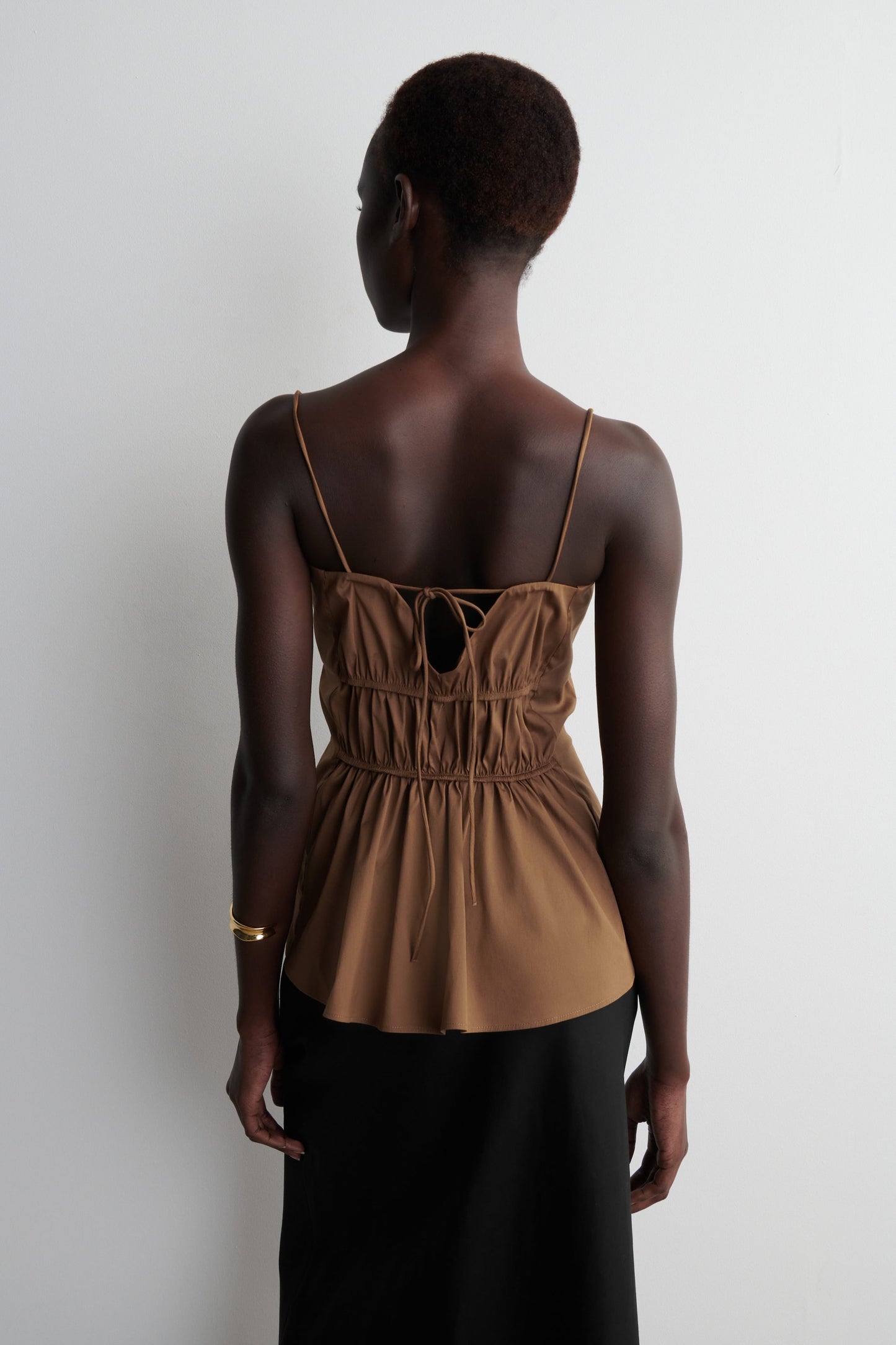 Gathered Cotton Top
