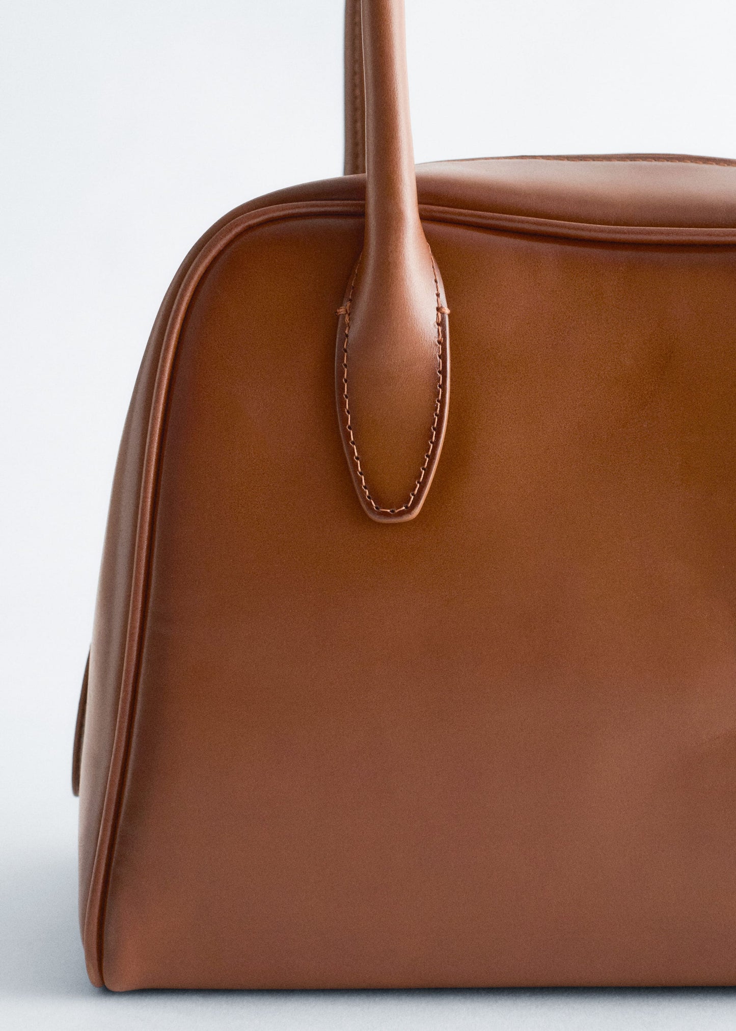 Leather Bowling Bag