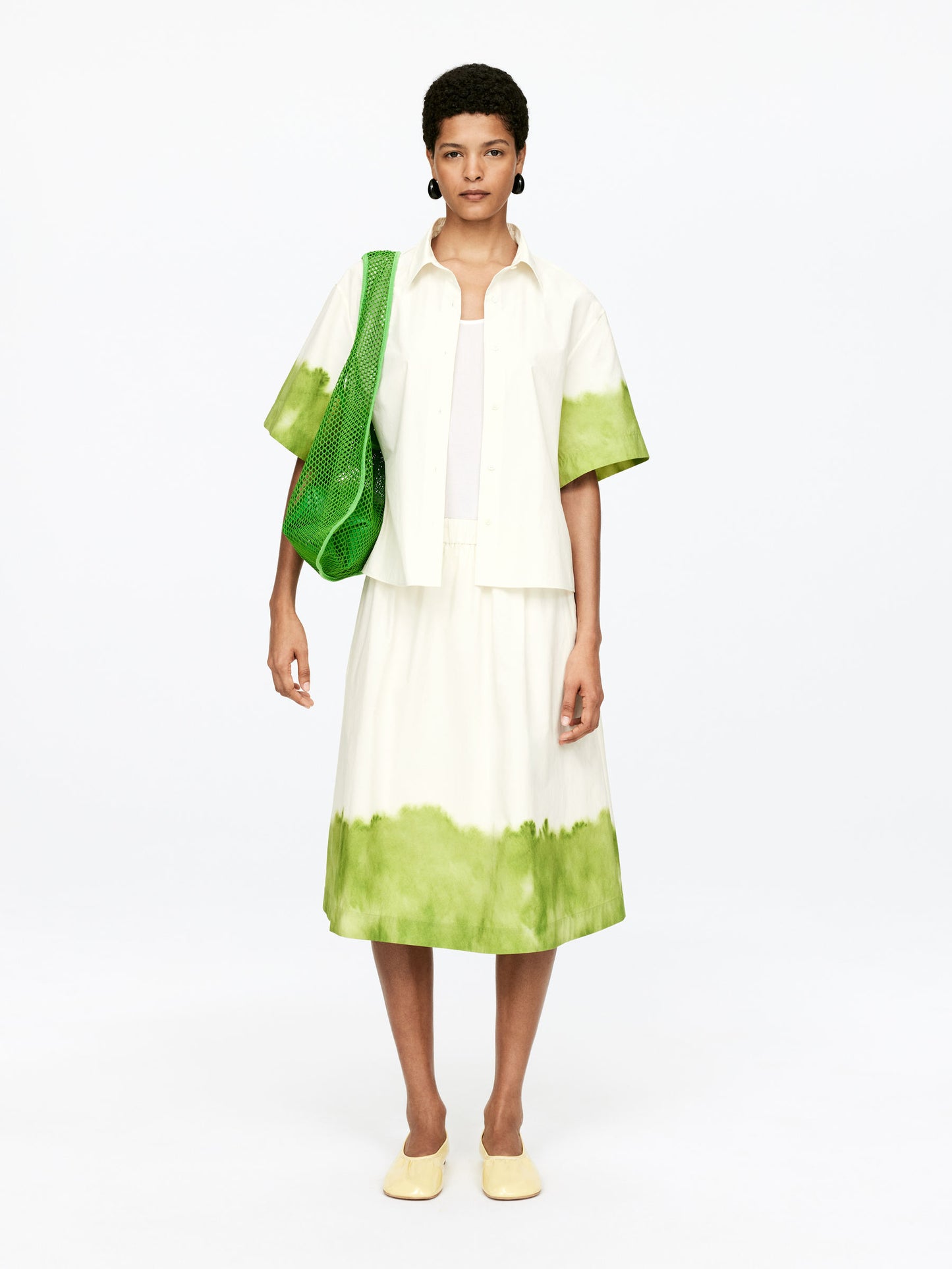Printed Midi-Skirt