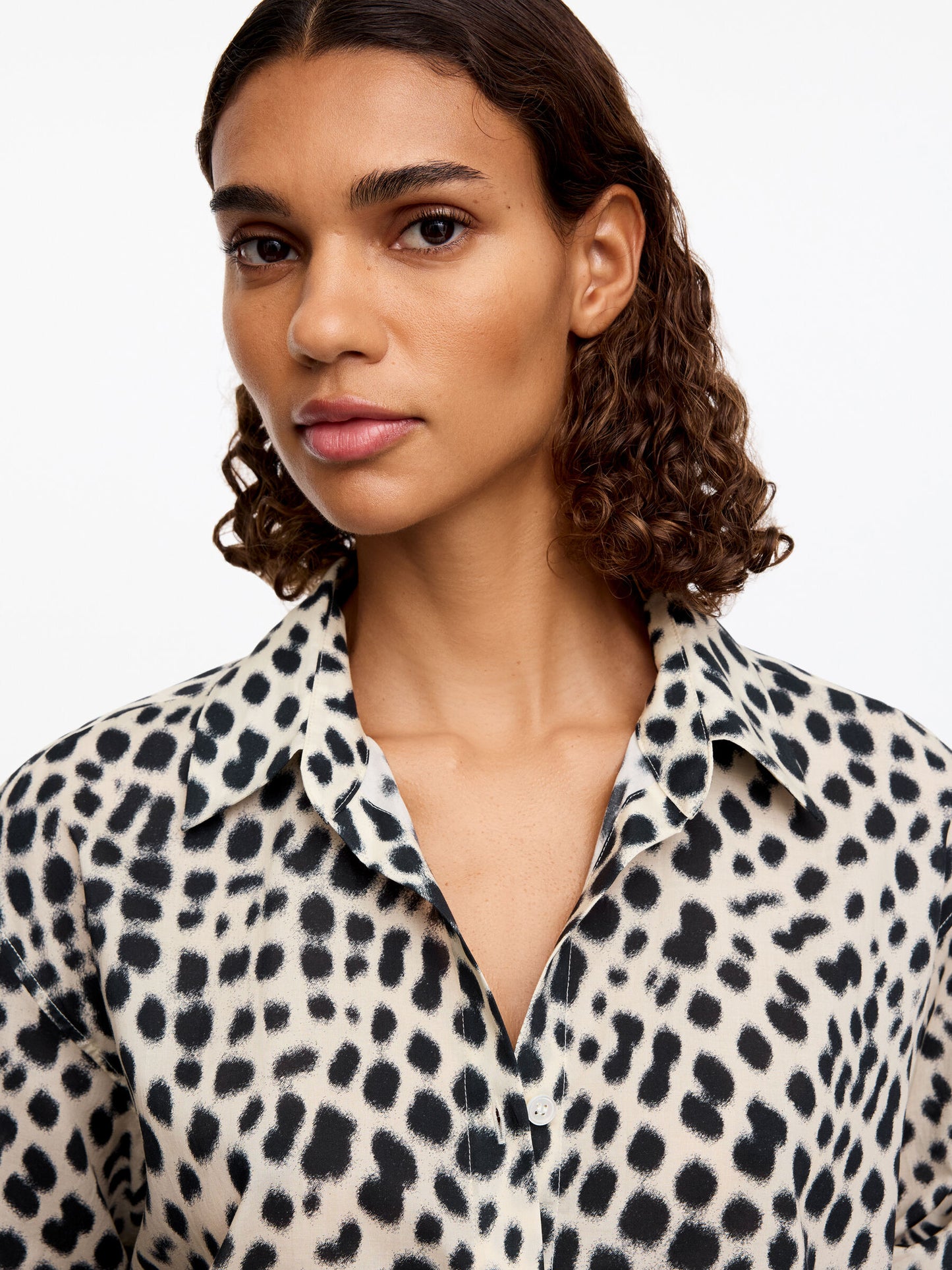 Lyocell Blend Popover Shirt