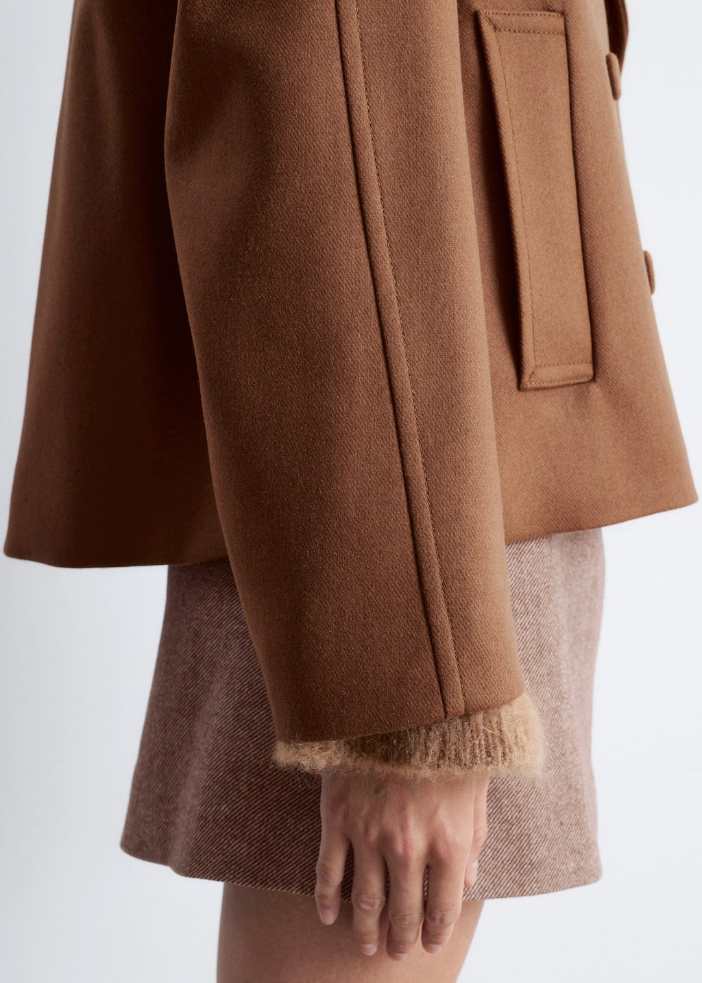 Double-Breasted Wool Jacket