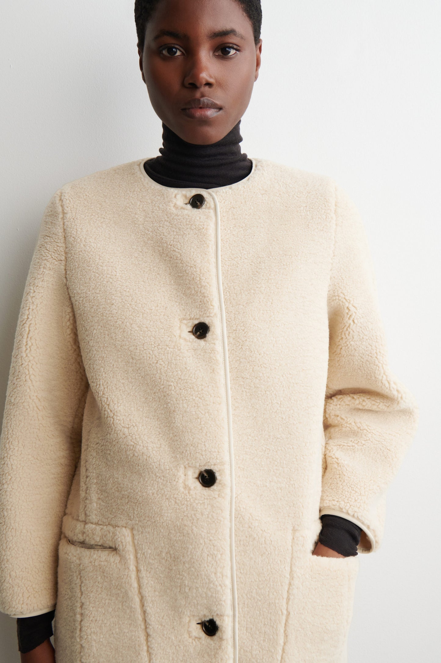 Longline Teddy Jacket
