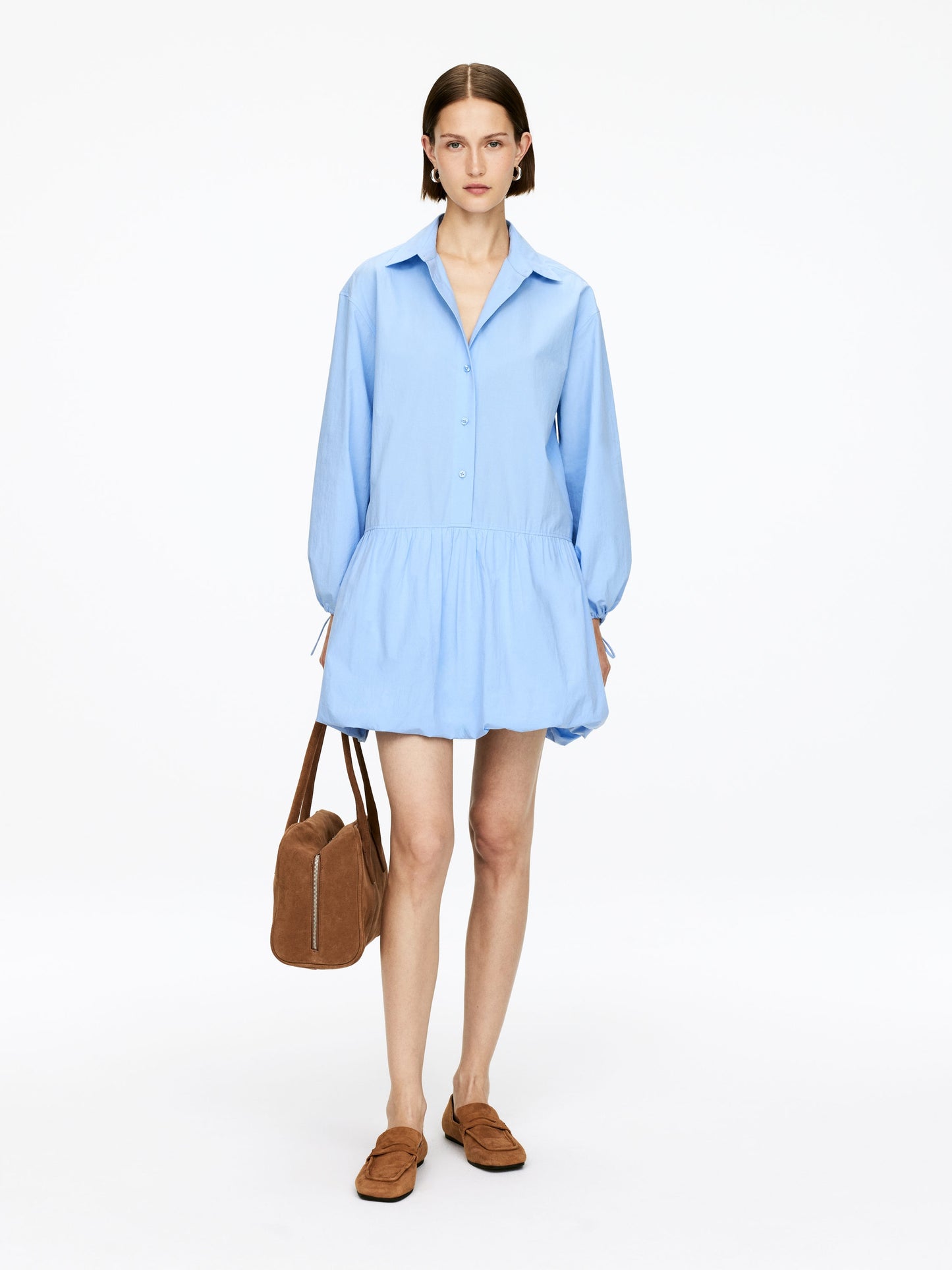 Bubble-Hem Dress