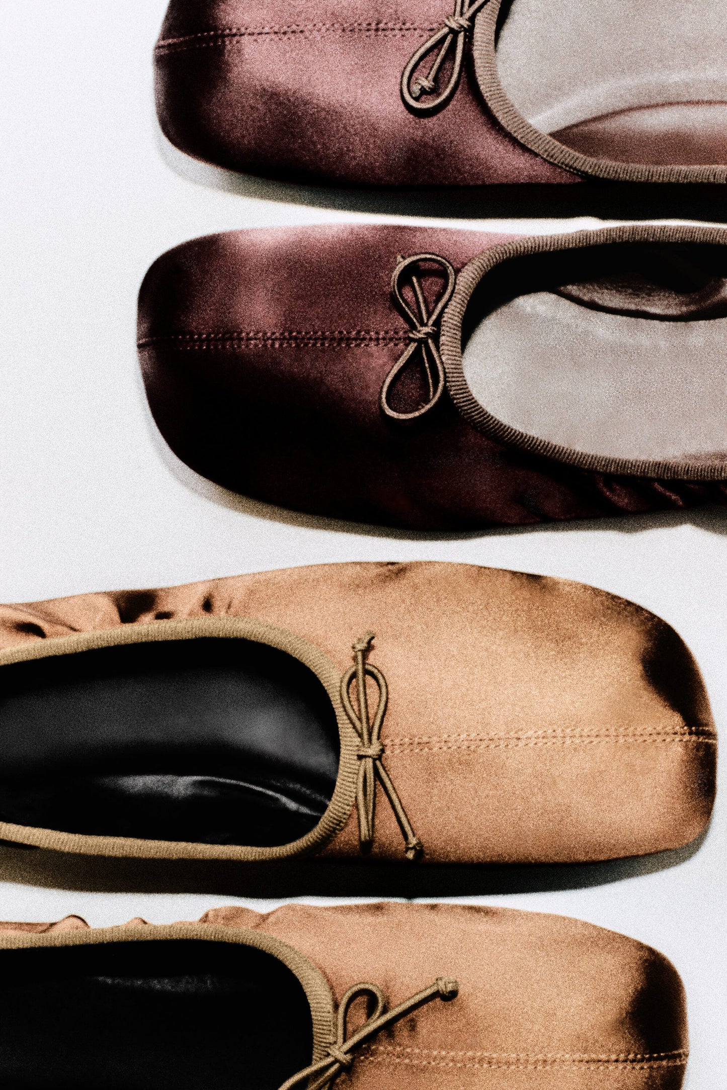 Satin Ballet Flats