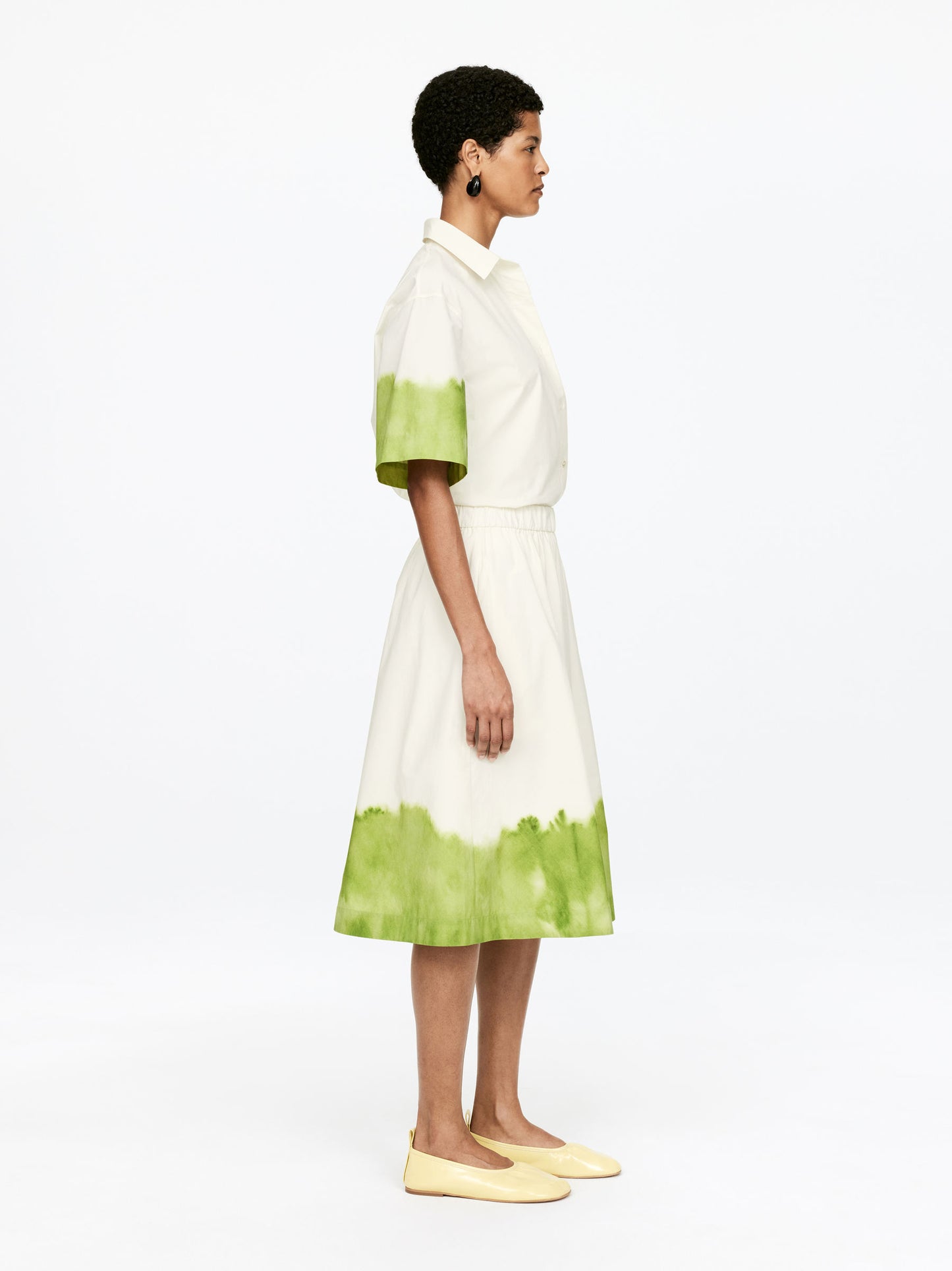 Printed Midi-Skirt
