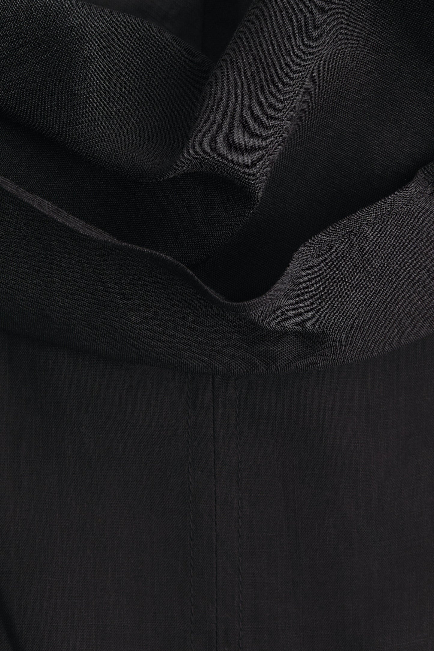 Ramie-blend peplum top