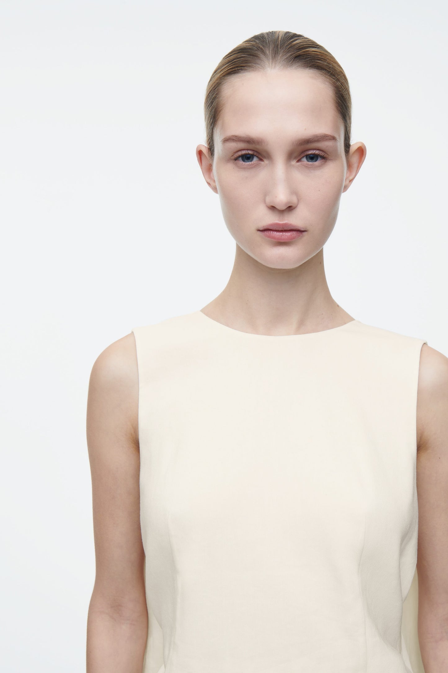 Deconstructed open-back top