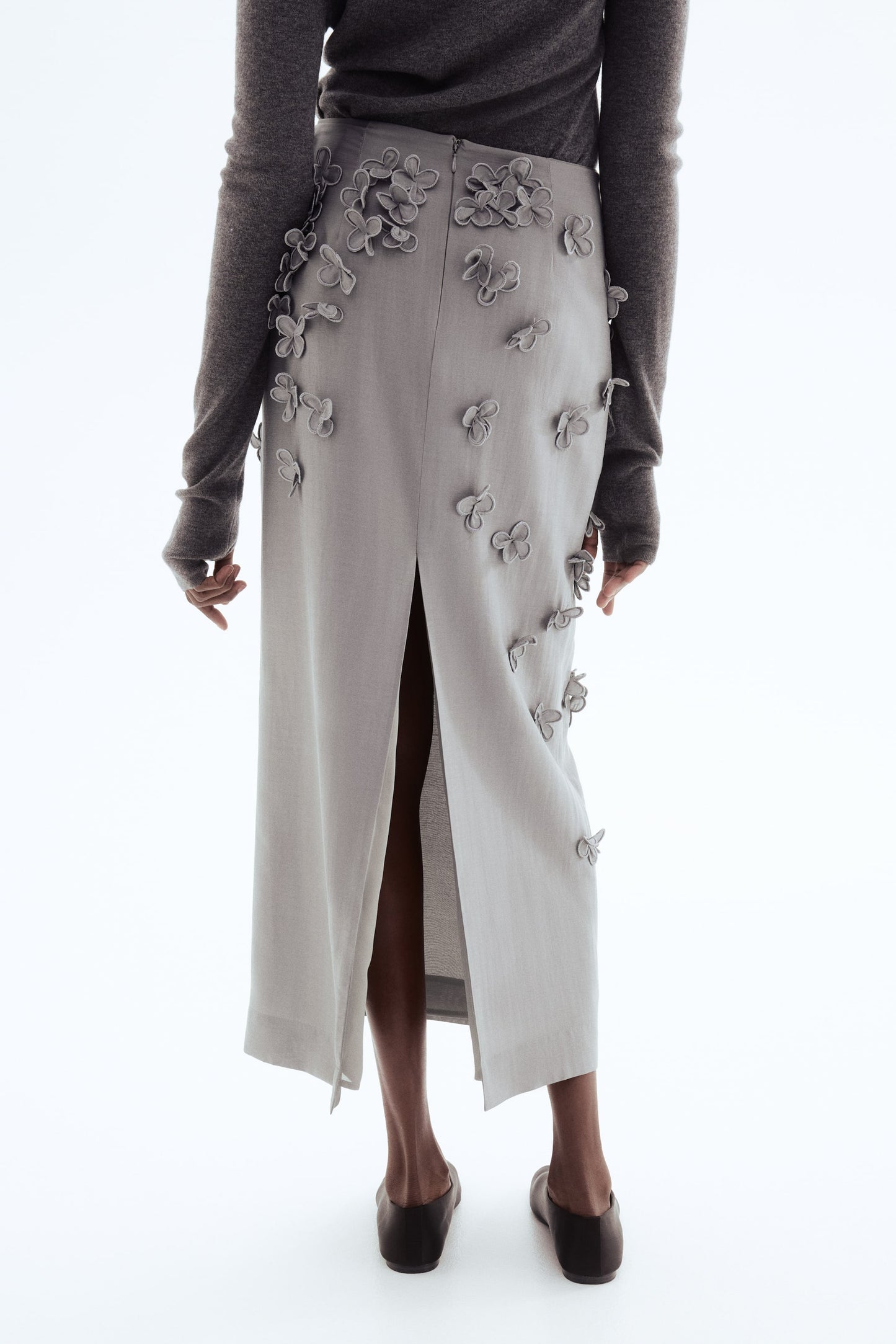 Appliquéd skirt