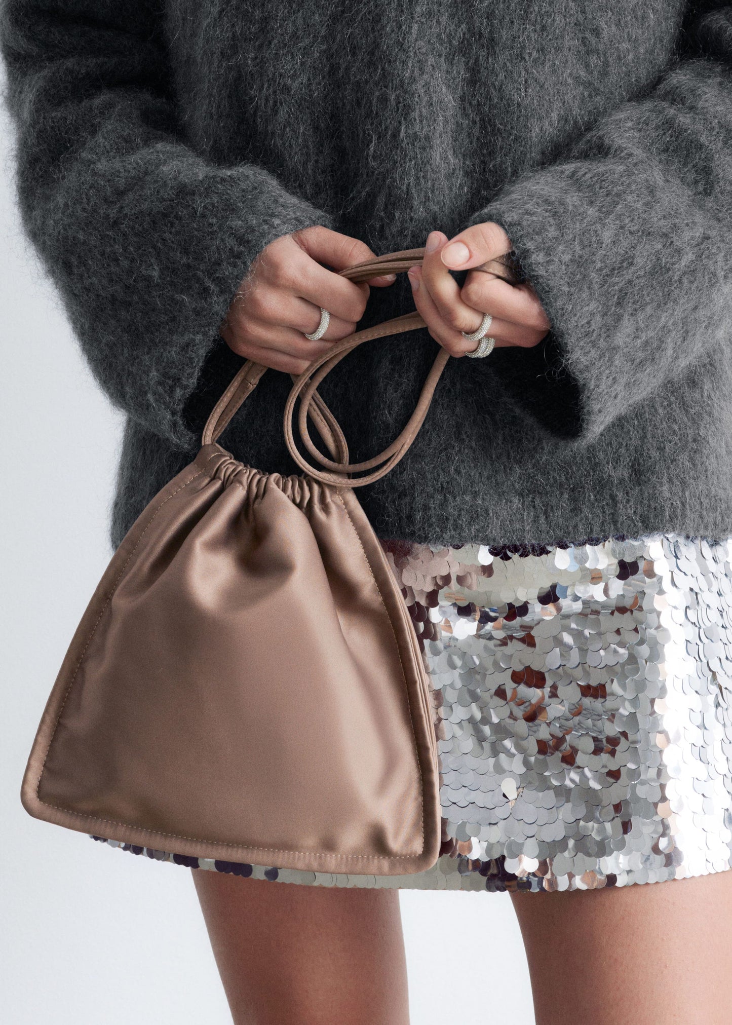 Satin Drawstring Bag