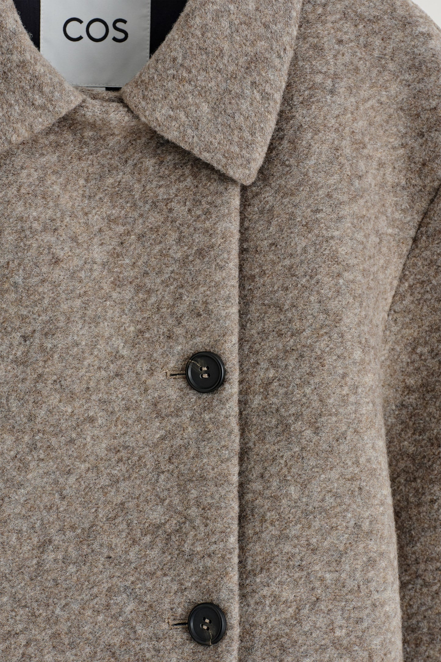 Boiled Wool-Blend Jacket