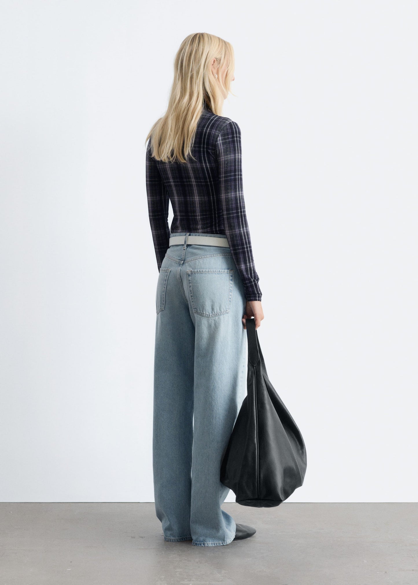 Slim Fit Turtleneck Top
