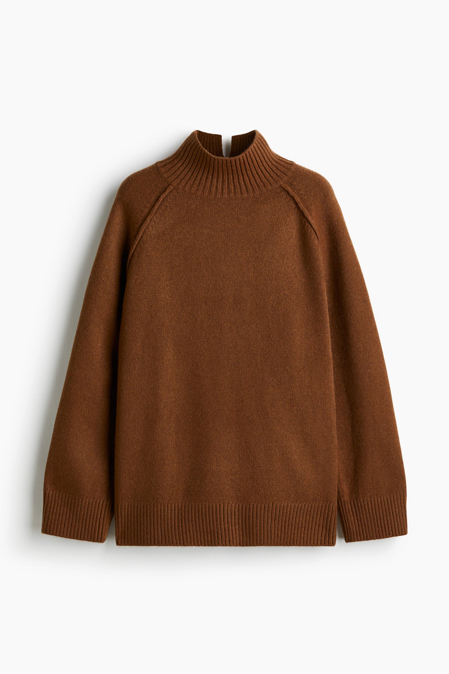 Oversized turtleneck jumper