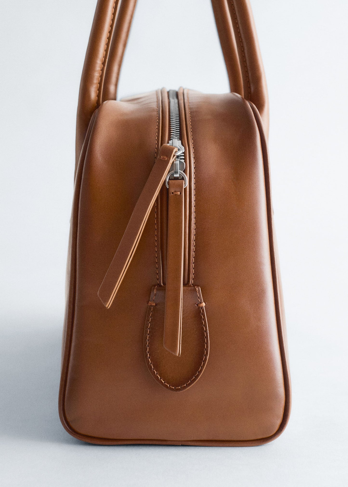 Leather Bowling Bag