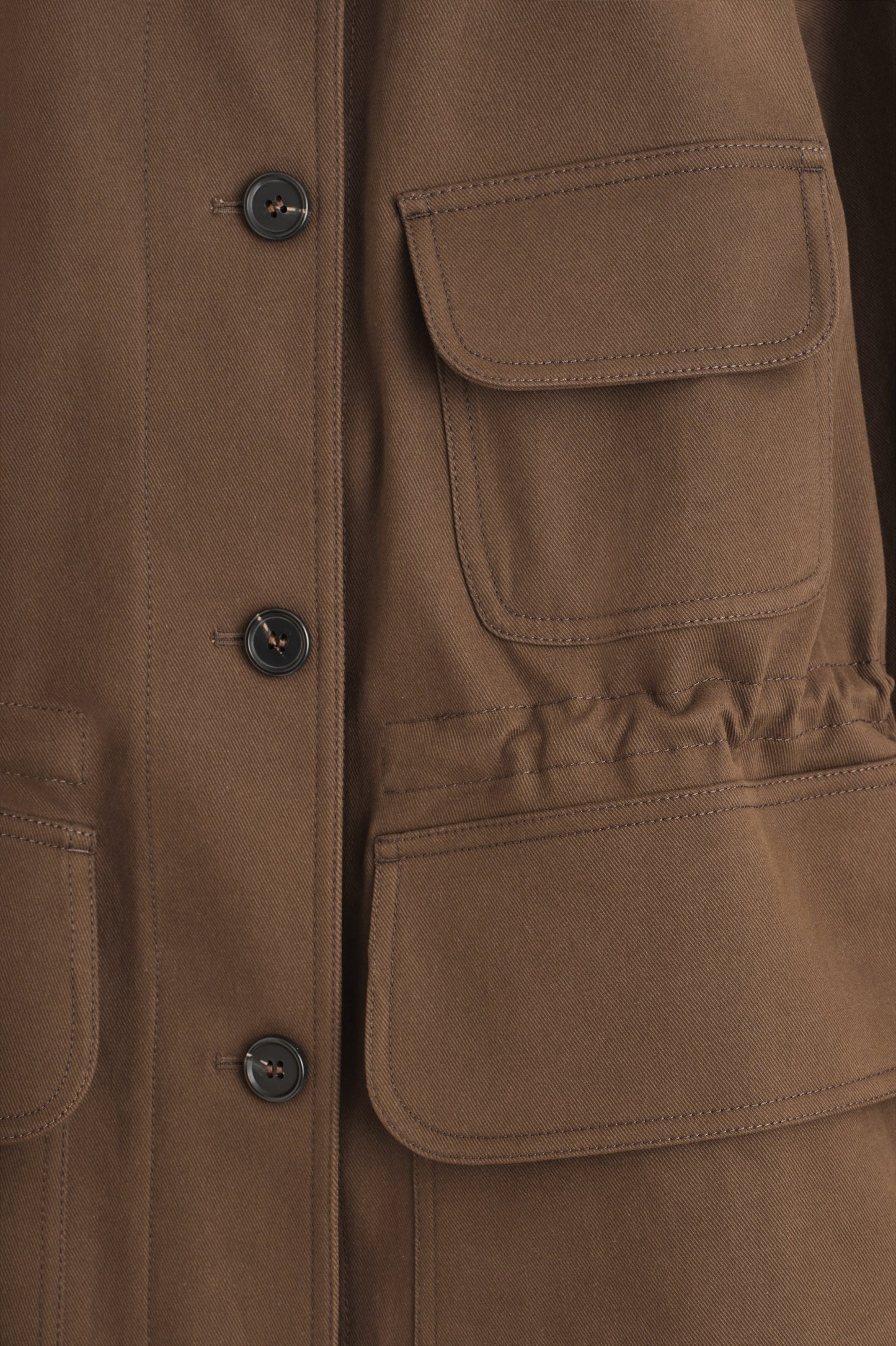 Suede-Collar Field Jacket