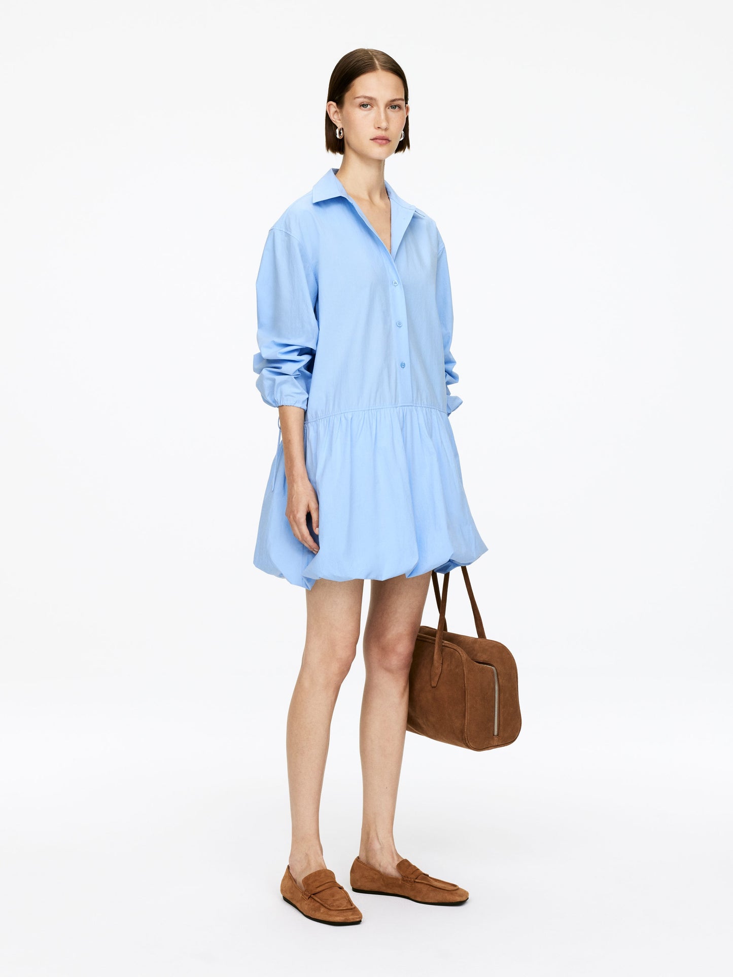 Bubble-Hem Dress
