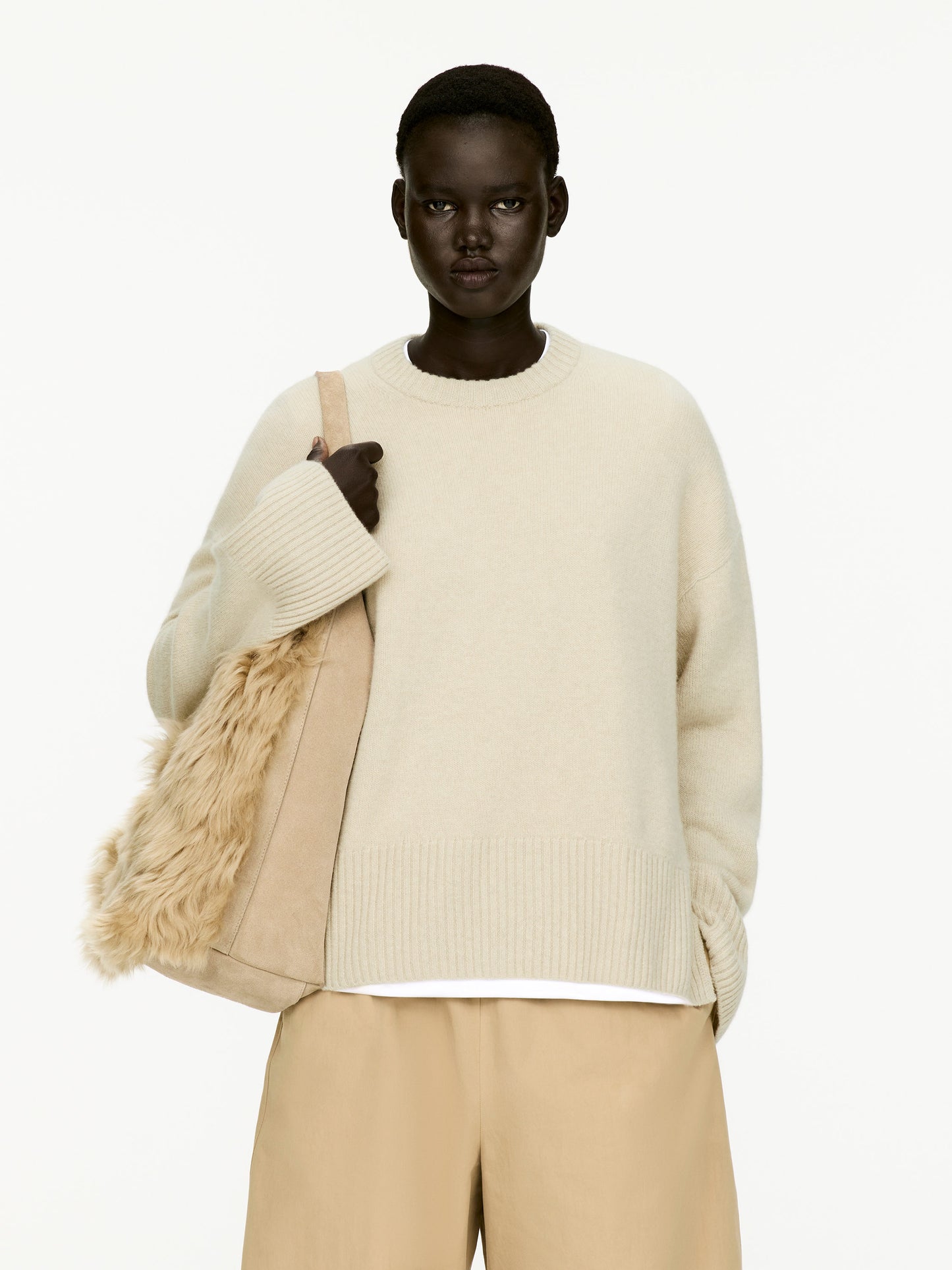 Relaxed Cashmere-Wool Jumper