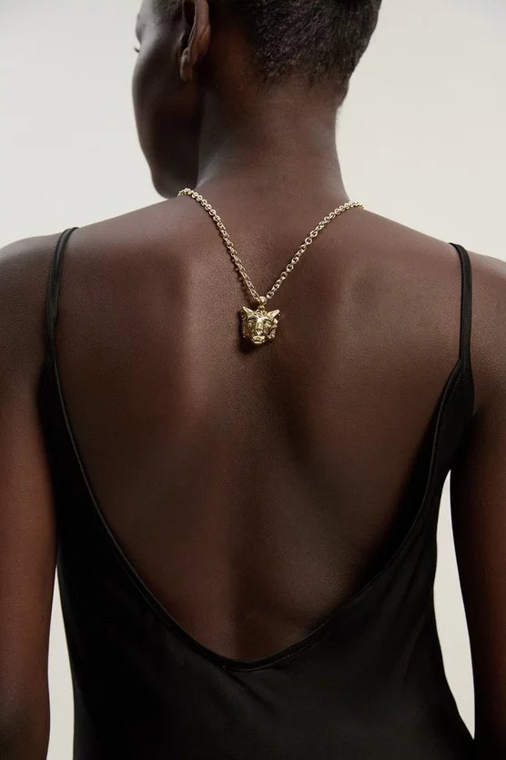 Leopard Pendant Necklace