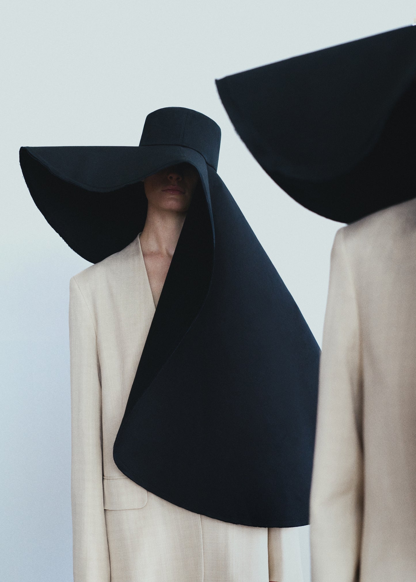 Voluminous Cotton Sun Hat
