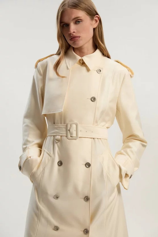 Soft Signature Trench Coat