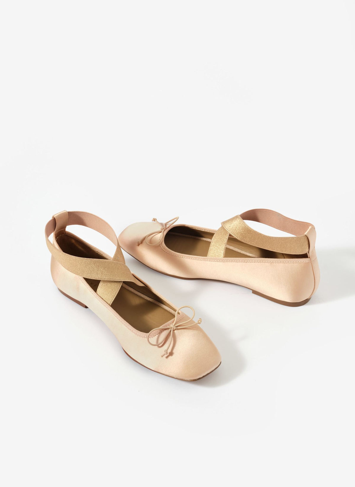 Kallie Pink Strappy Ballet Flats