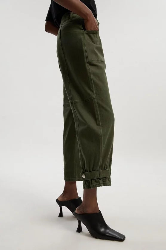 Denim Utility Cuff Hem Trouser