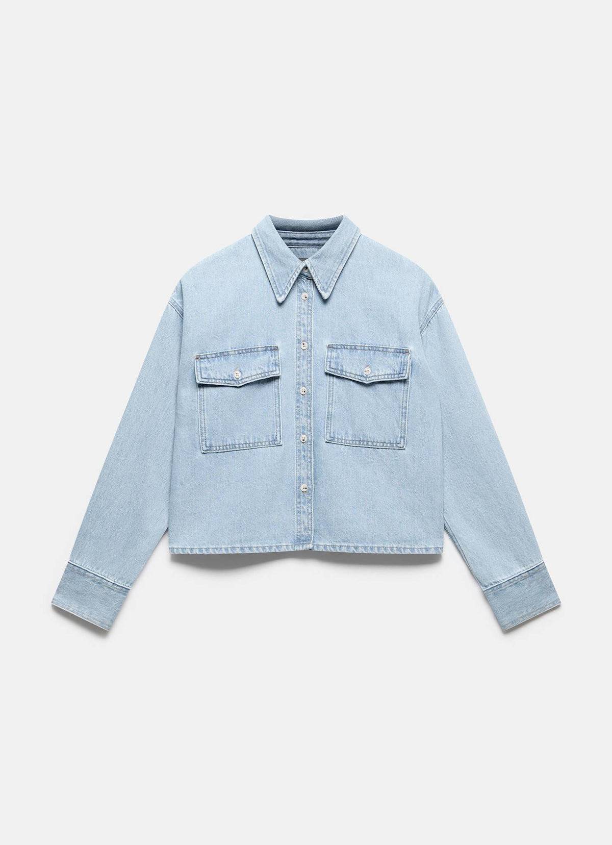 Light Indigo Denim Shirt